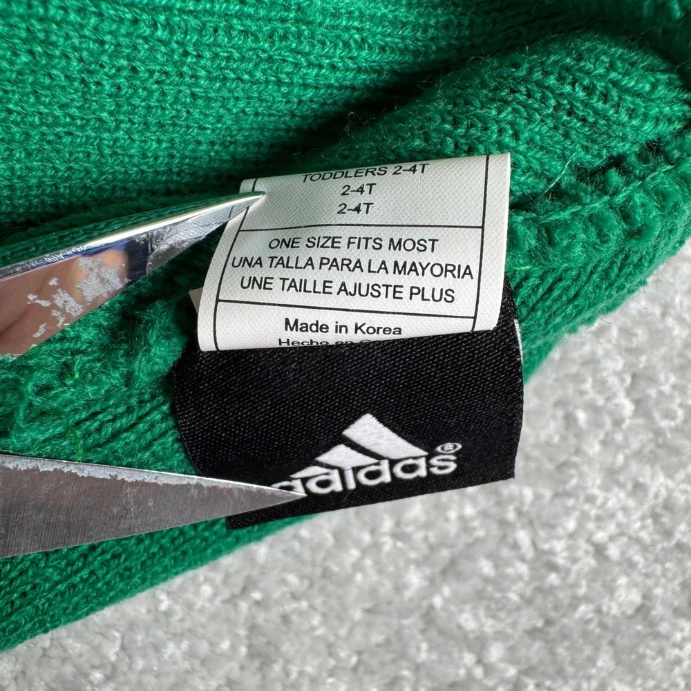 Notre Dame Fighting Irish adidas Beanie Toddler 2-4T Green Knit Hat Cap
